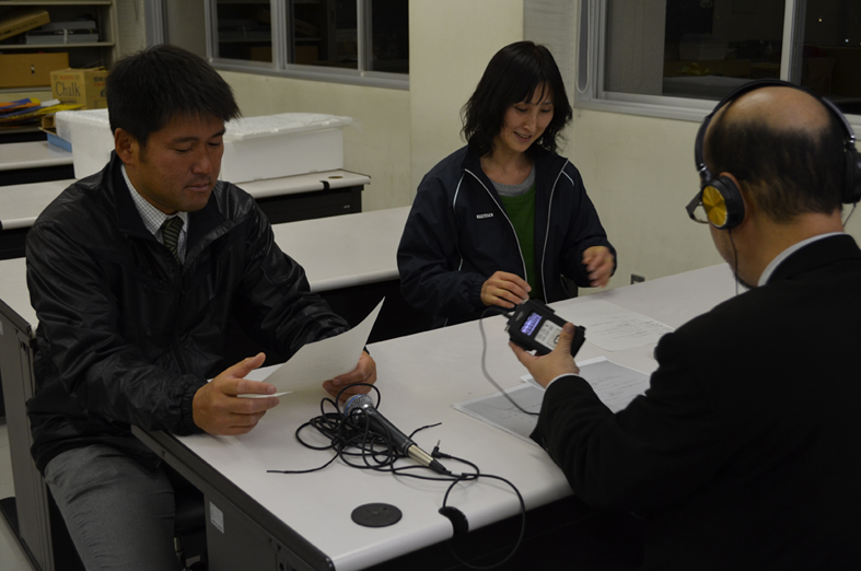 ラジオCMの収録! http://www.matsusho-dandan.com/report/files/2013/11/DSC_0751a.jpg
